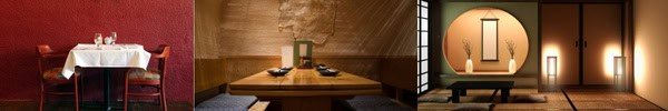 親密な会話を楽しめるグルメデート向けの個室席